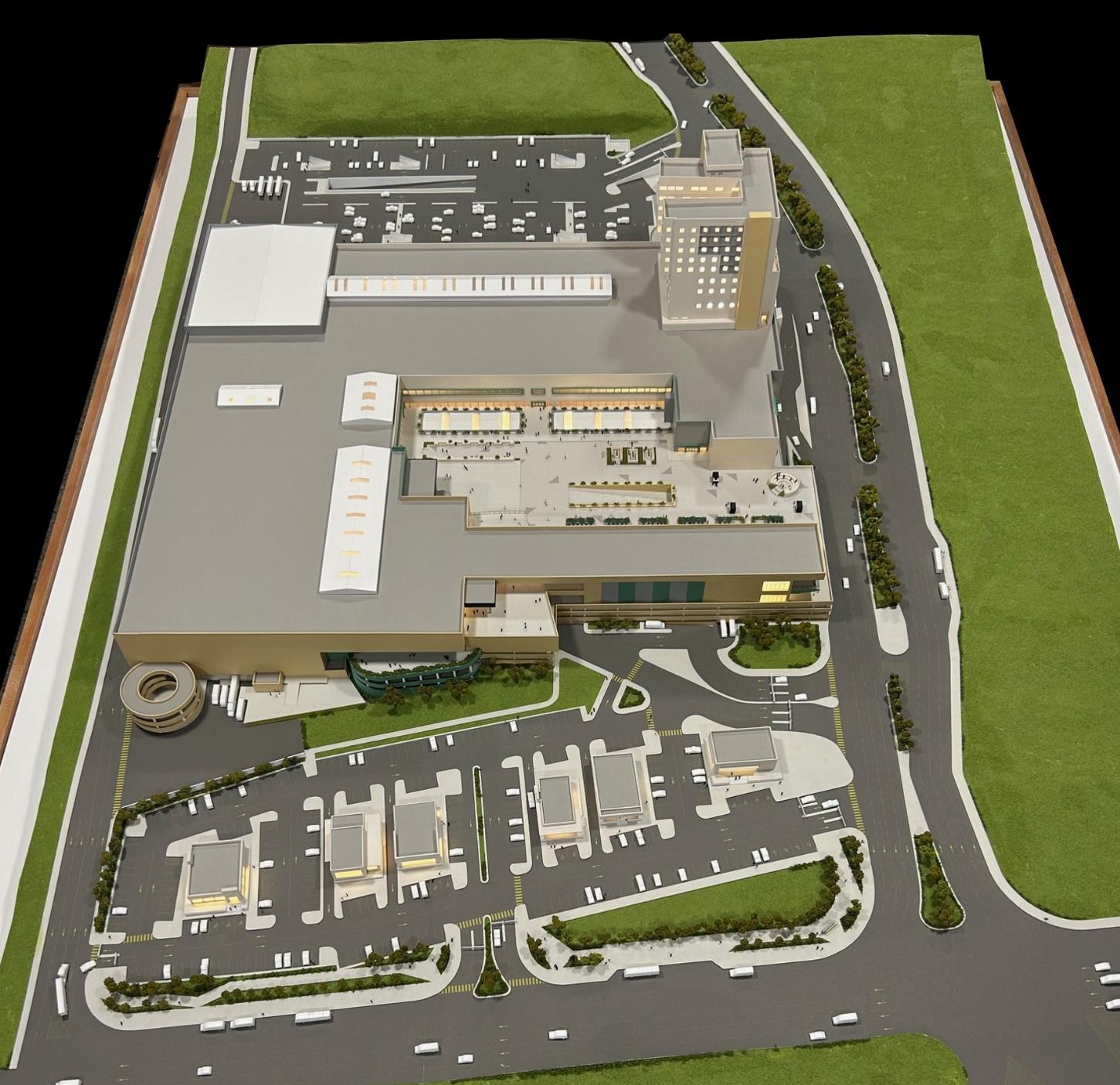 Maqueta Centro Comercial Intercity Gold